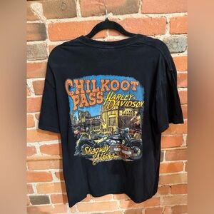 Harley-Davidson Black and Orange Tee